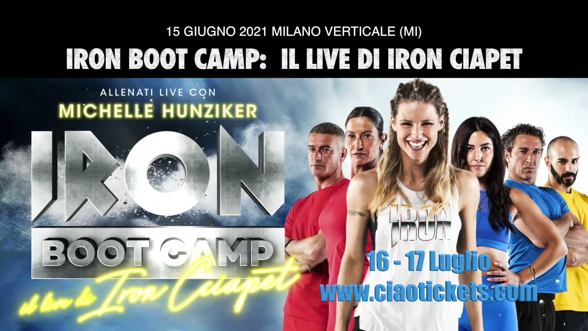 IRON BOOT CAMP: Allenati live con Michelle Hunziker
