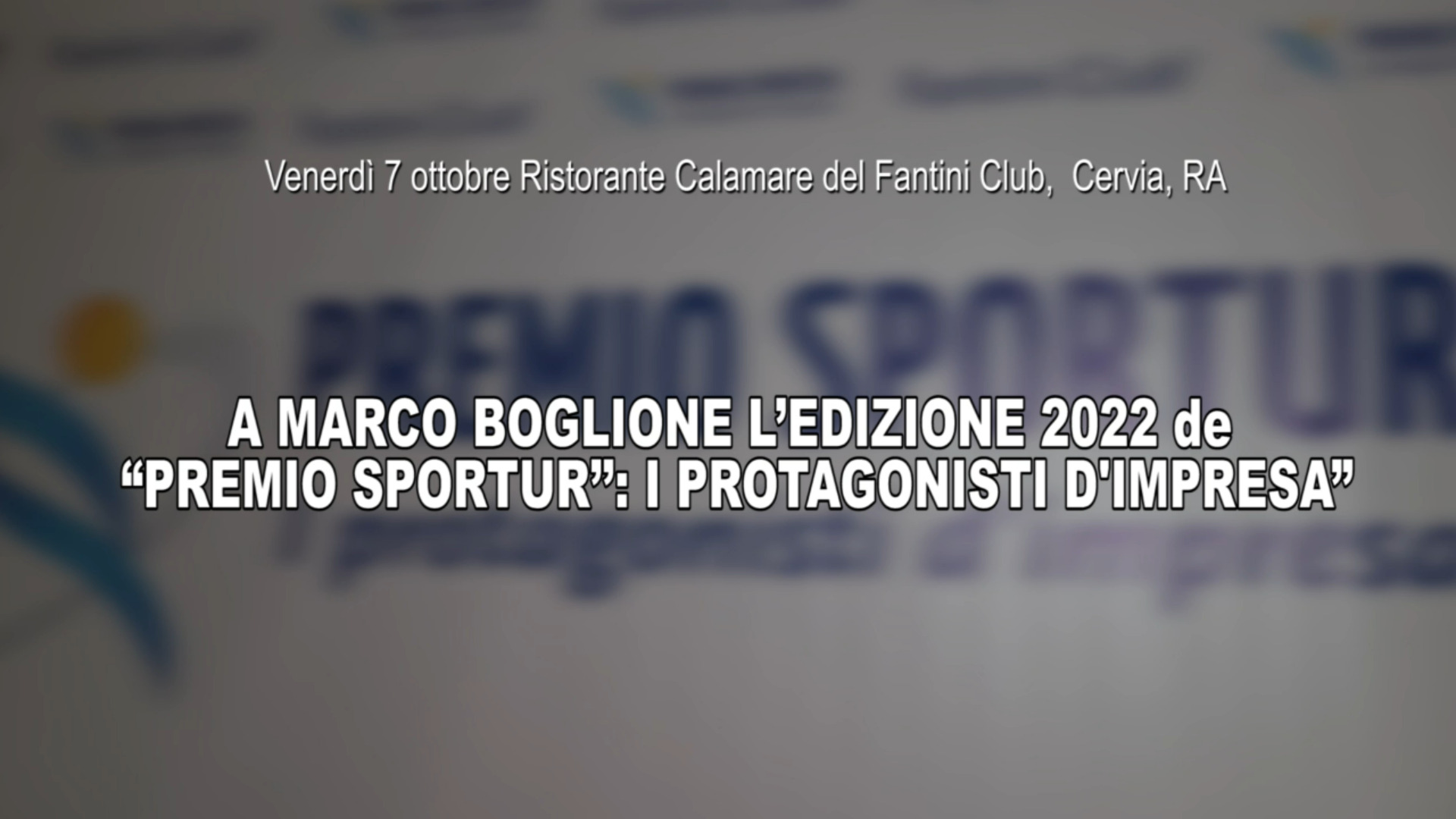 Premio Sportur: I Protagonisti d’Impresa – A Marco Boglione l’edizione 2022