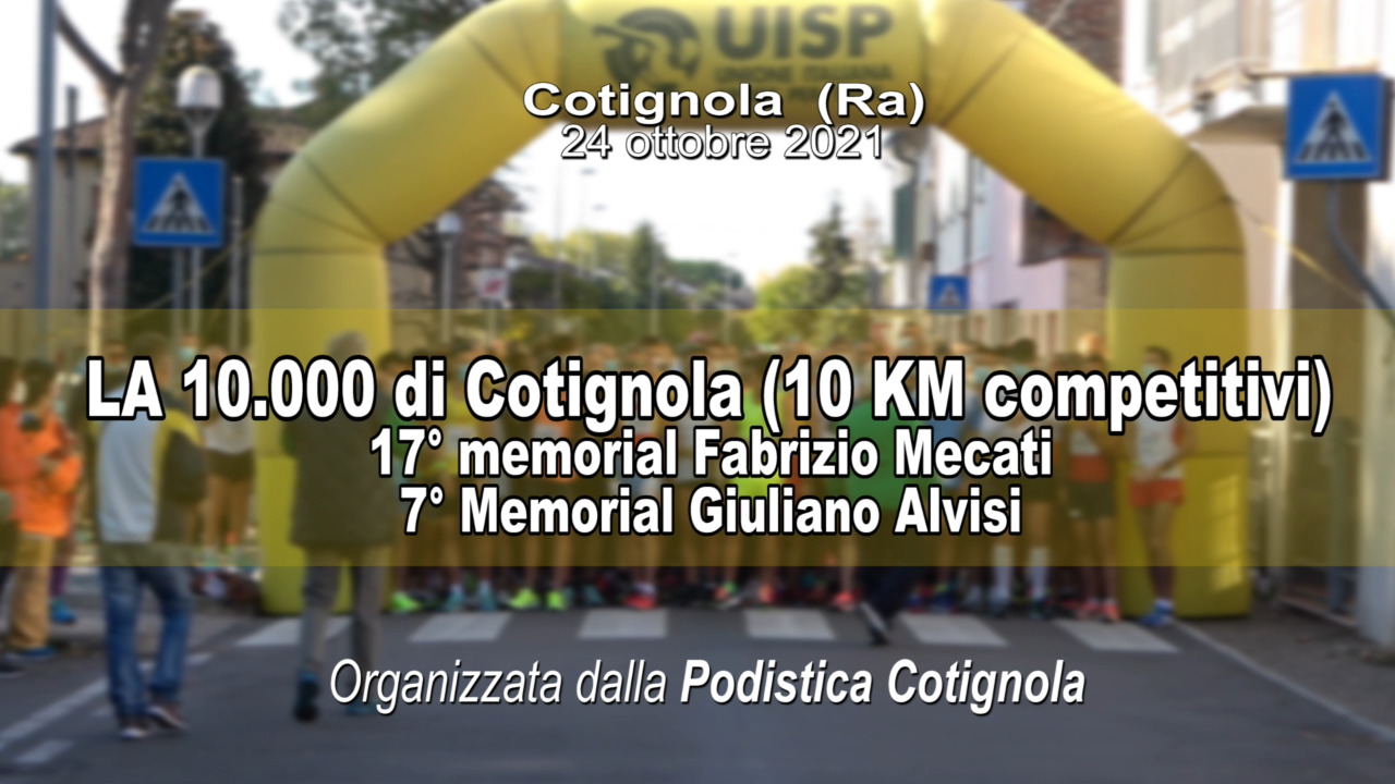 La 10.000 di Cotignola: 10 Km competitivi