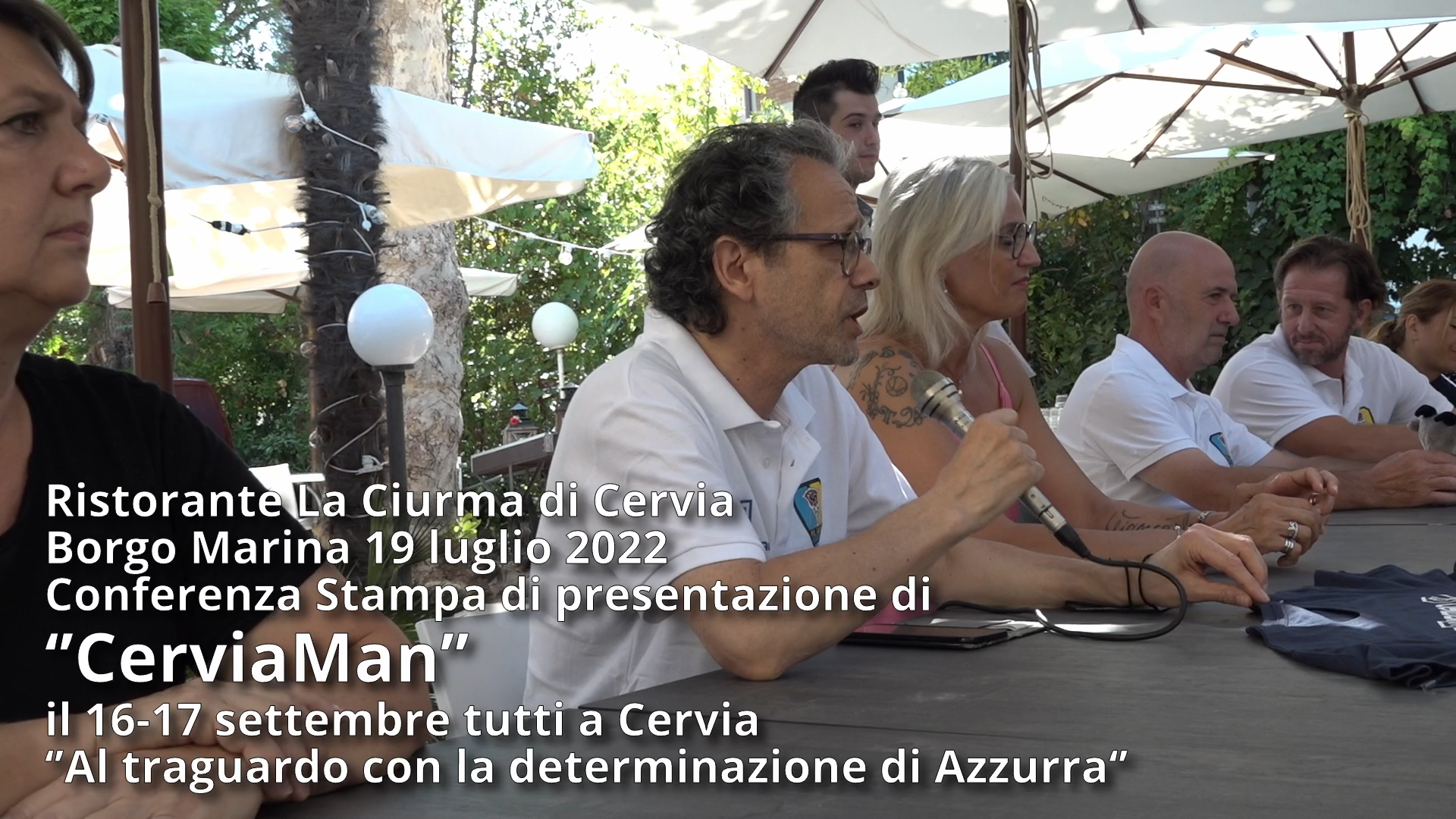 Conferenza Stampa di Presentazione di “CerviaMan”: Al traguardo con la determinazione di Azzurra