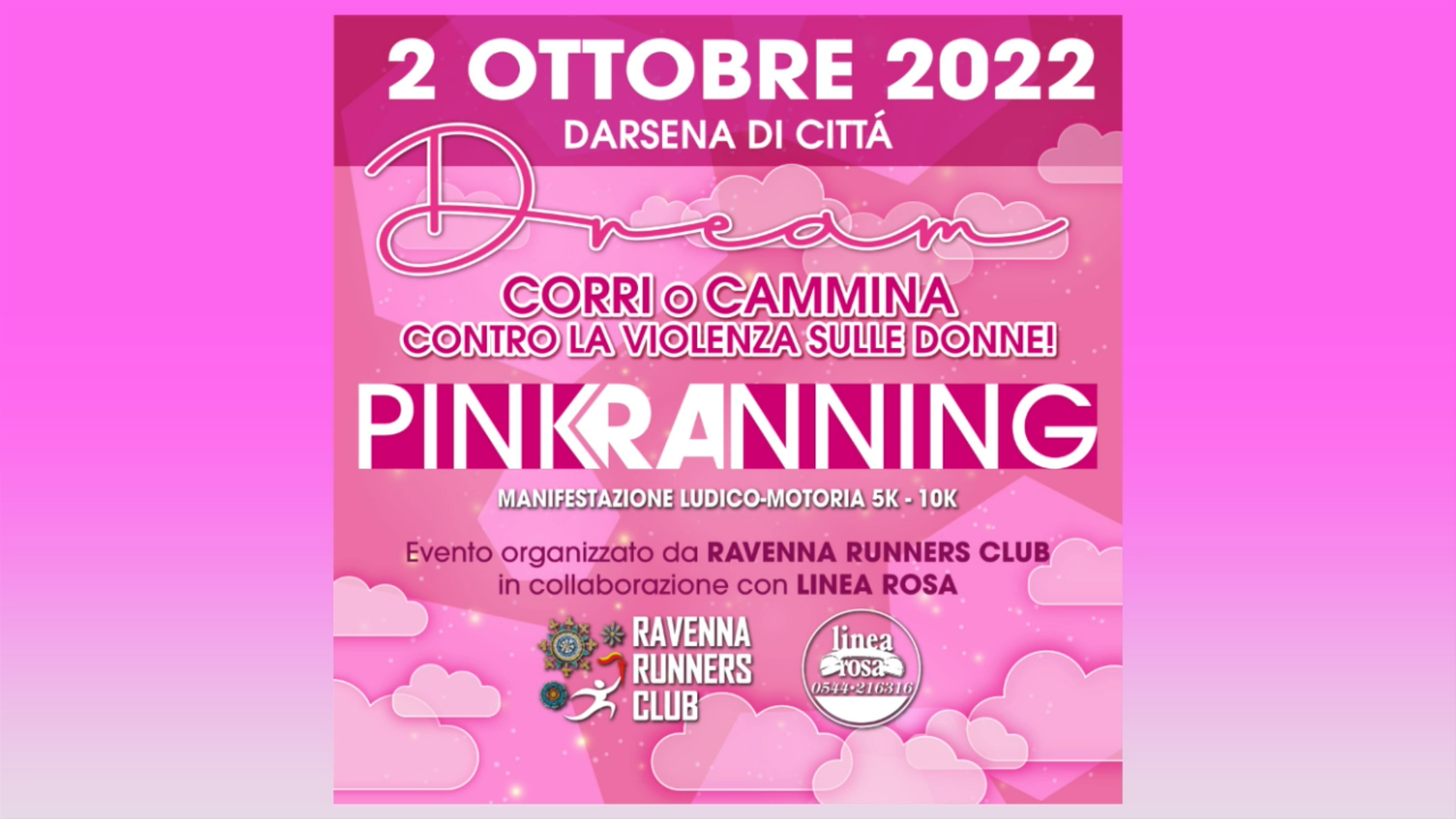 Pink Running 2022: Corri o cammina contro la violenza sulle donne