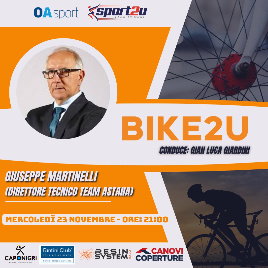 Bike2u con Giuseppe Martinelli: Direttore Tecnico Team Astana
