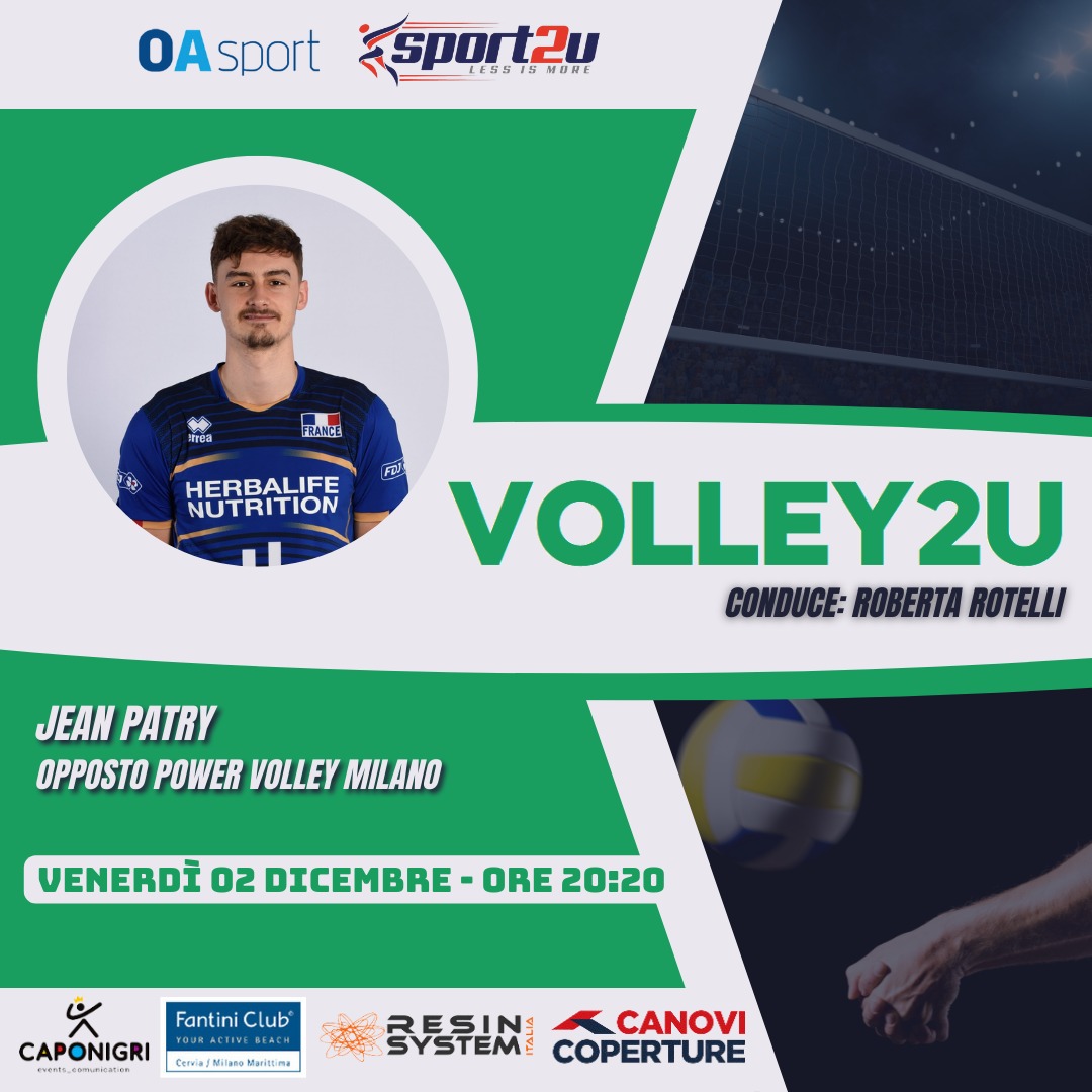 Volley2u con Jean Patry: Opposto Power Volley Milano