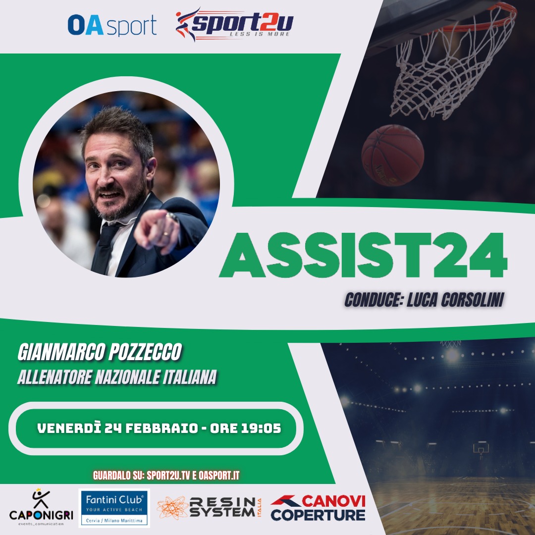 Assist24 con Gianmarco Pozzecco: Allenatore Nazionale Italiana