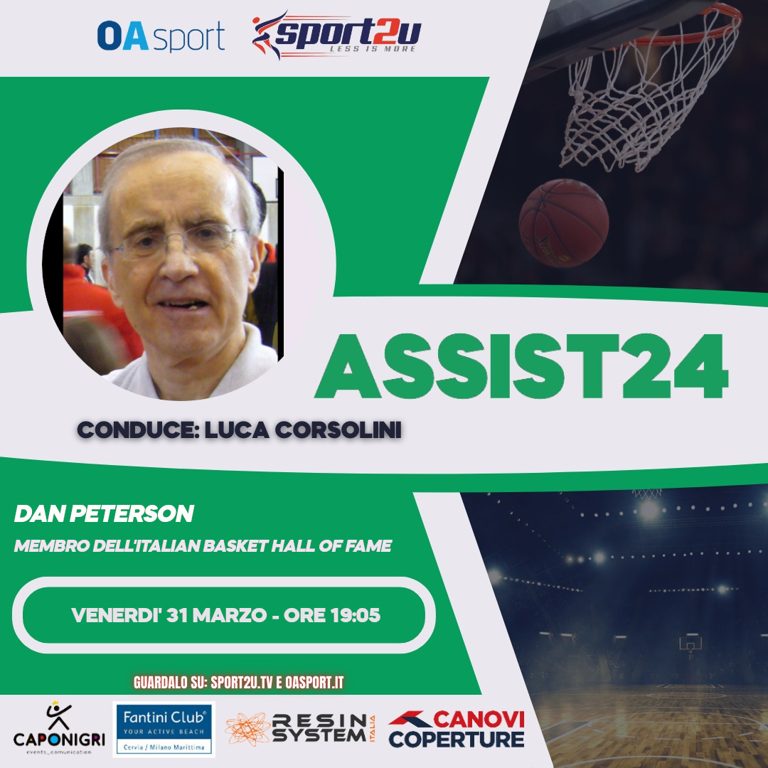 Dan Peterson, membro dell’Italian Basket Hall of Fame ad Assist24