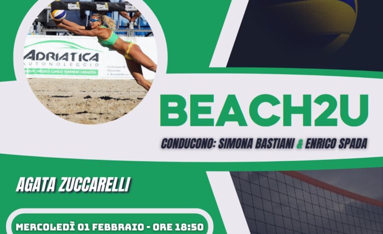 Beach2u con Agata Zuccarelli