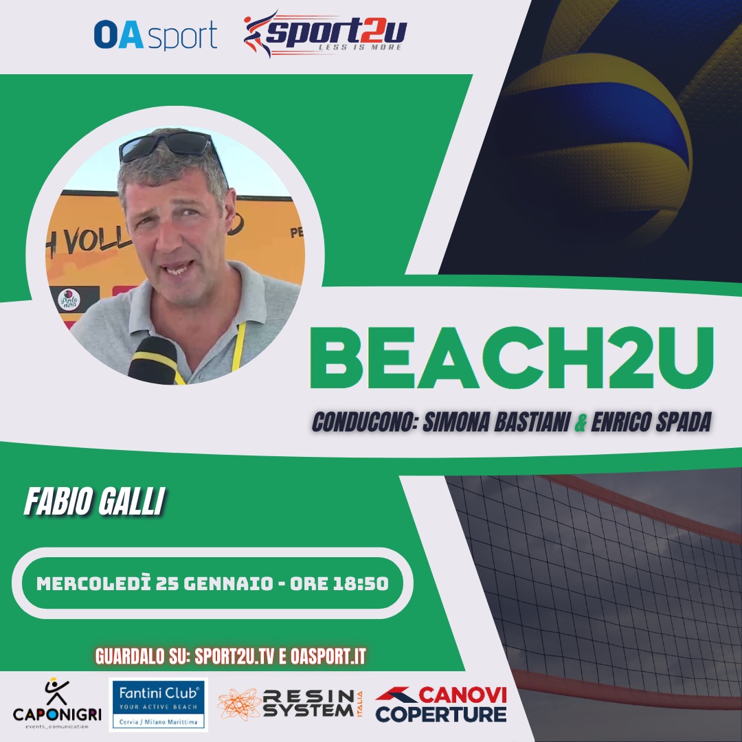 Beach2u con Fabio Galli