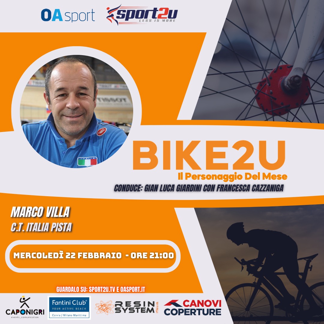 Bike2u “Il Personaggio Del Mese” con Marco Villa: C.T. Italia pista