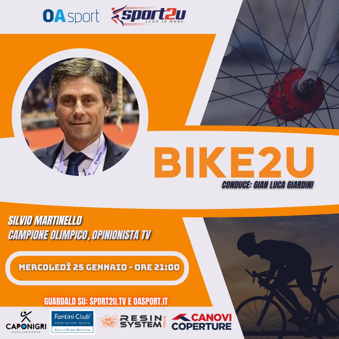 Bike2u con Silvio Martinello: Campione Olimpico e opinionista tv