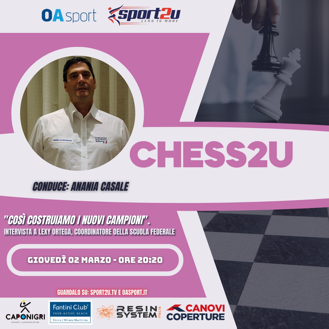 Chess2u “Così costruiamo i nuovi campioni”. Intervista a Lexy Ortega, coordinatore della Scuola Federale