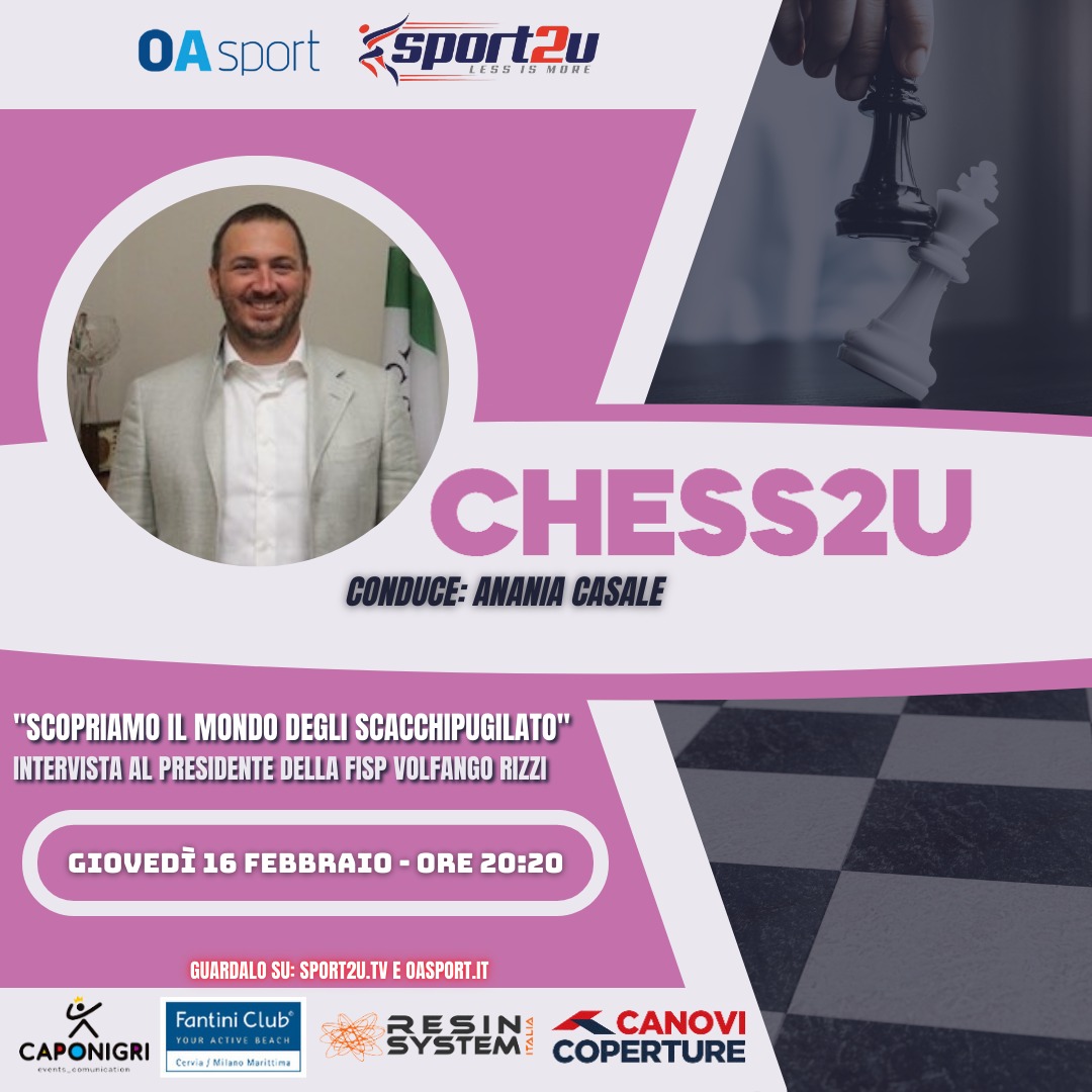 Chess2u con Volfango Rizzi: “Scopriamo il mondo degli ScacchiPugilato” con il Presidente della FISP