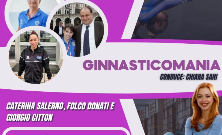 Caterina Salerno, Folco Donati e Giorgio Citton a Ginnasticomania Speciale 1a tappa Serie A Firenze