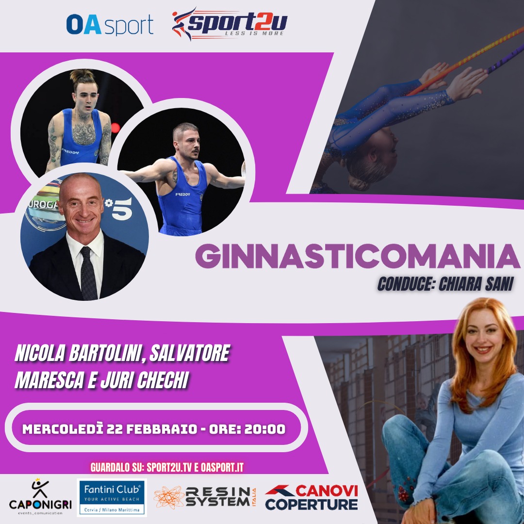 Ginnasticomania 1a tappa Serie A Firenze con Nicola Bartolini, Salvatore Maresca e Juri Chechi
