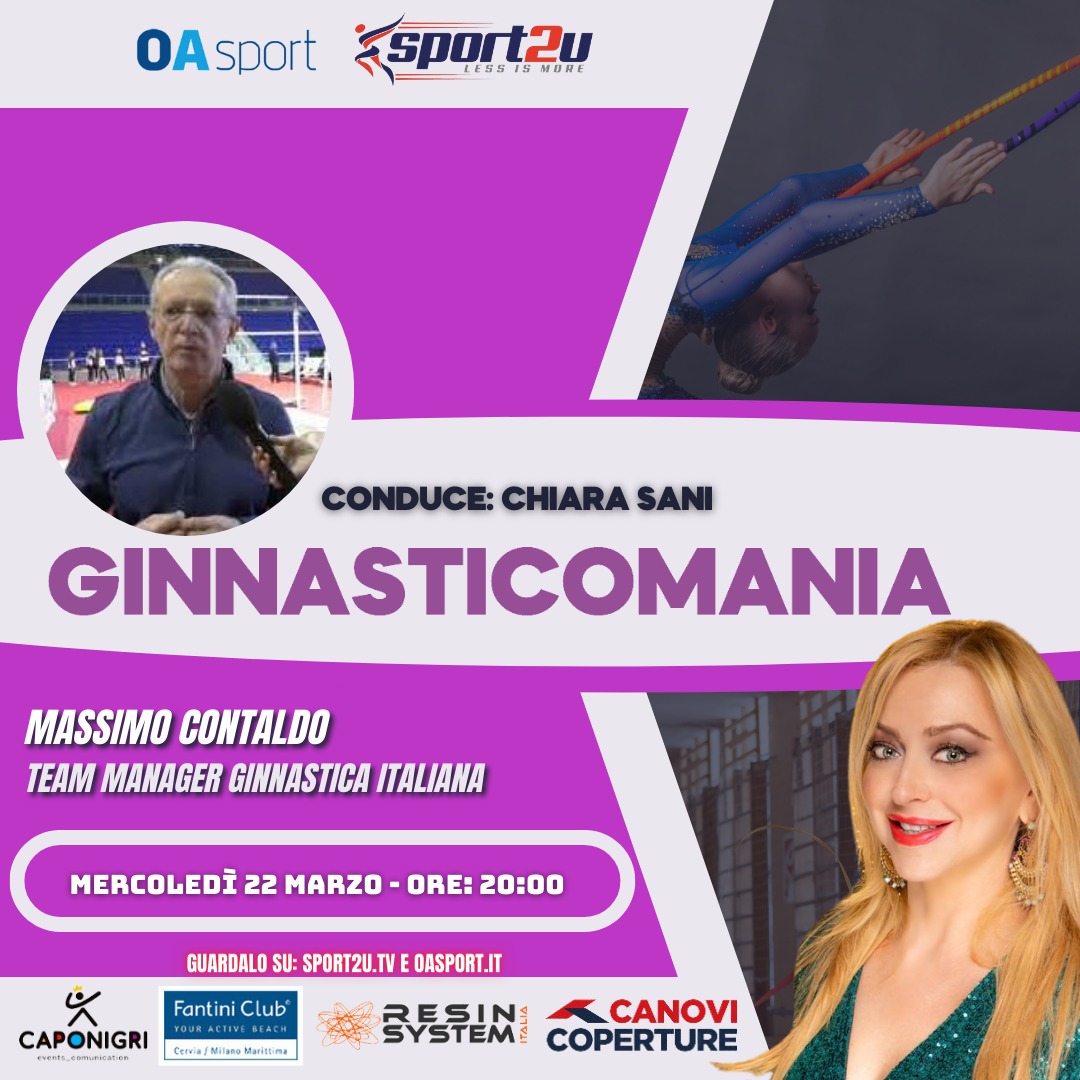 Massimo Contaldo, Team Manager Ginnastica Italiana a Ginnasticomania 22.03.23