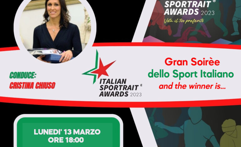 Italian Sportrait Awards 2023: Gran Soirèe dello Sport Italiano