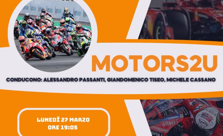 Alessandro Passanti, Michele Cassano, Giandomenico Tiseo a Motors2u 27.03.23