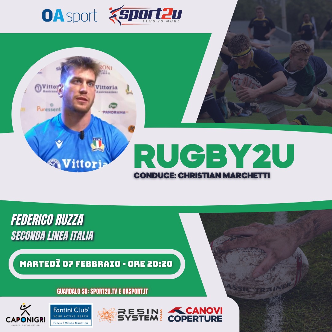 Rugby2u con Federico Ruzza: Seconda linea Italia