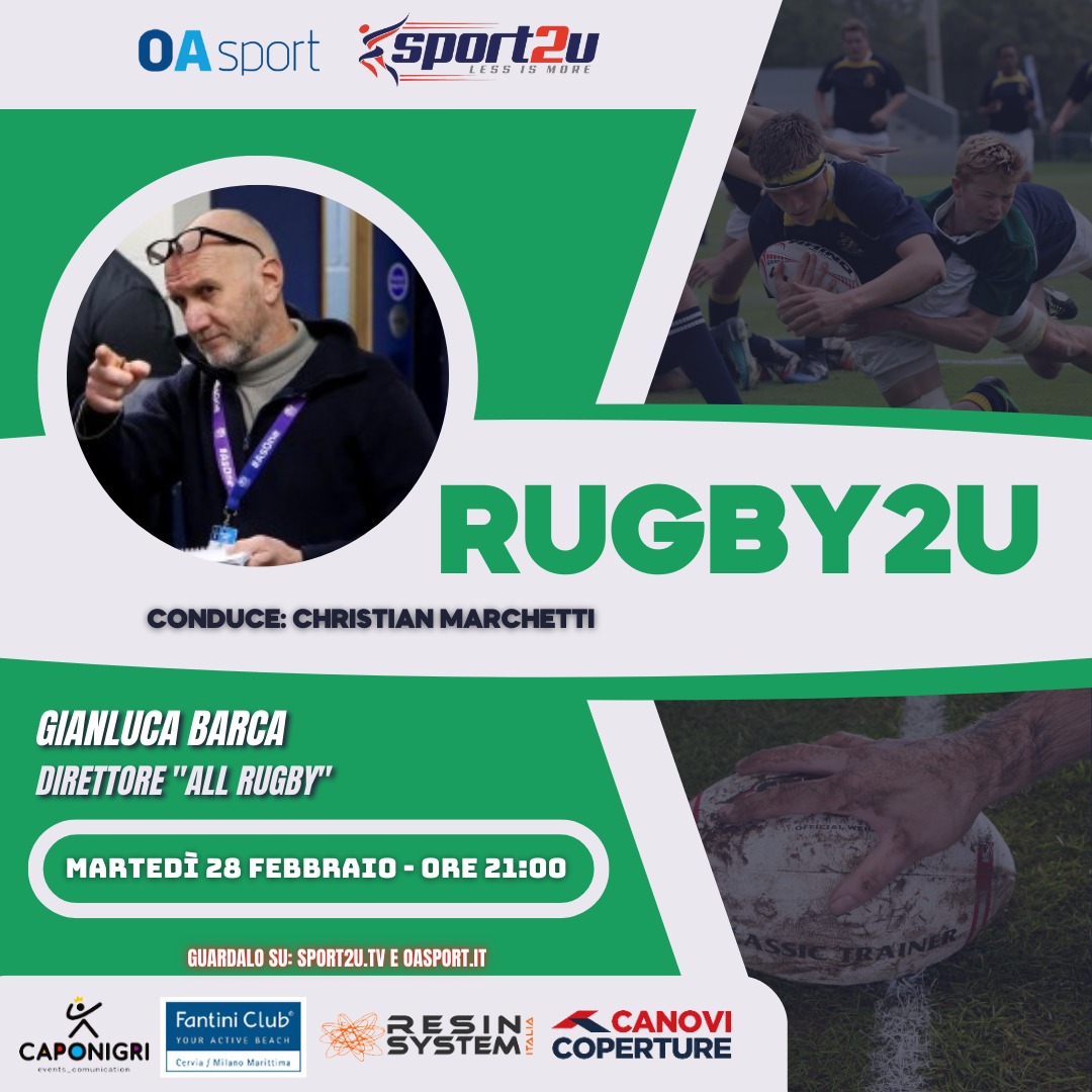 Rugby2u con Gianluca Barca: Direttore di “All Rugby”