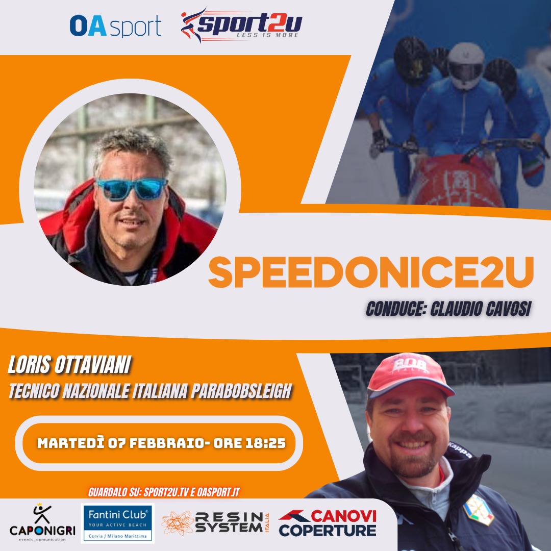 SpeedOnIce2u con Loris Ottaviani: Tecnico Nazionale Italiana ParaBobsleigh