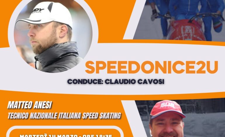 Matteo Anesi (Tecnico Nazionale Italiana Speed Skating) a SpeedOnIce2u 14.03.23
