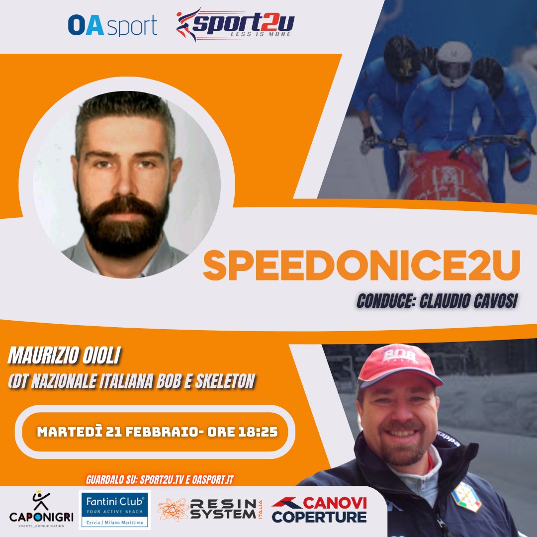 SpeedOnIce2u con Maurizio Oioli: DT Nazionale Italiana Bob e Skeleton