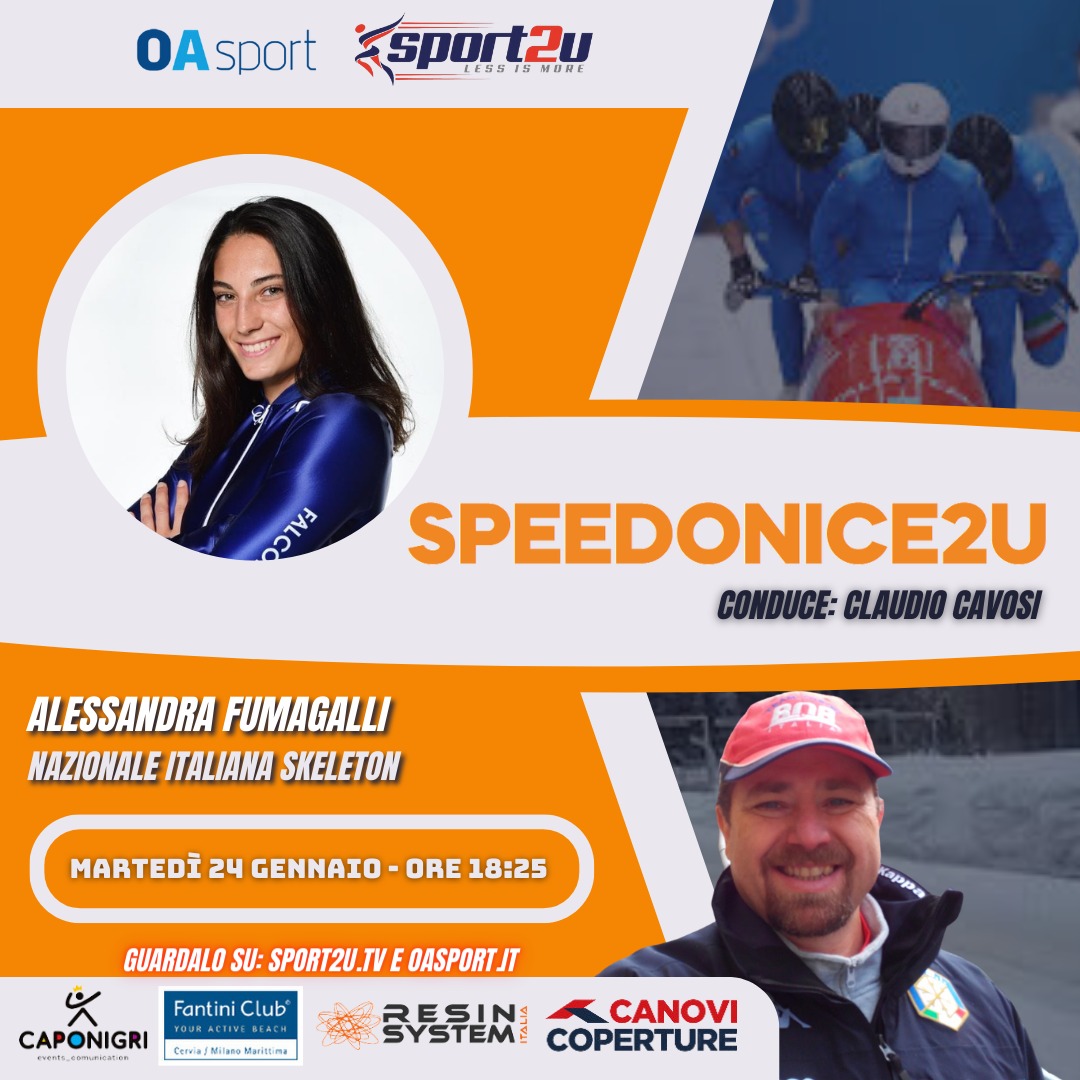 SpeedOnIce2u 24.01.22 con Alessandra Fumagalli: Nazionale Italiana Skeleton