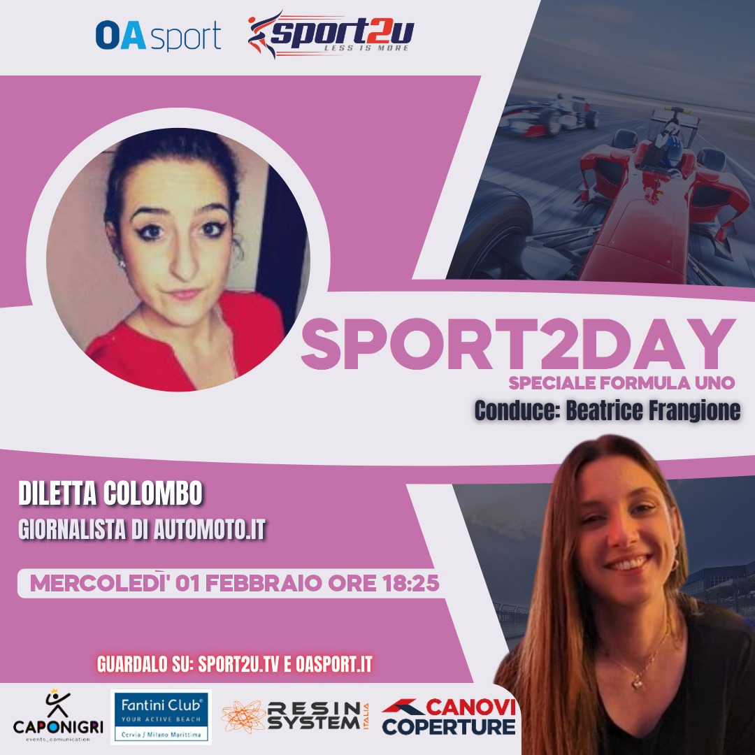 Sport2day Speciale Formula Uno con Diletta Colombo: Giornalista di Automoto.it