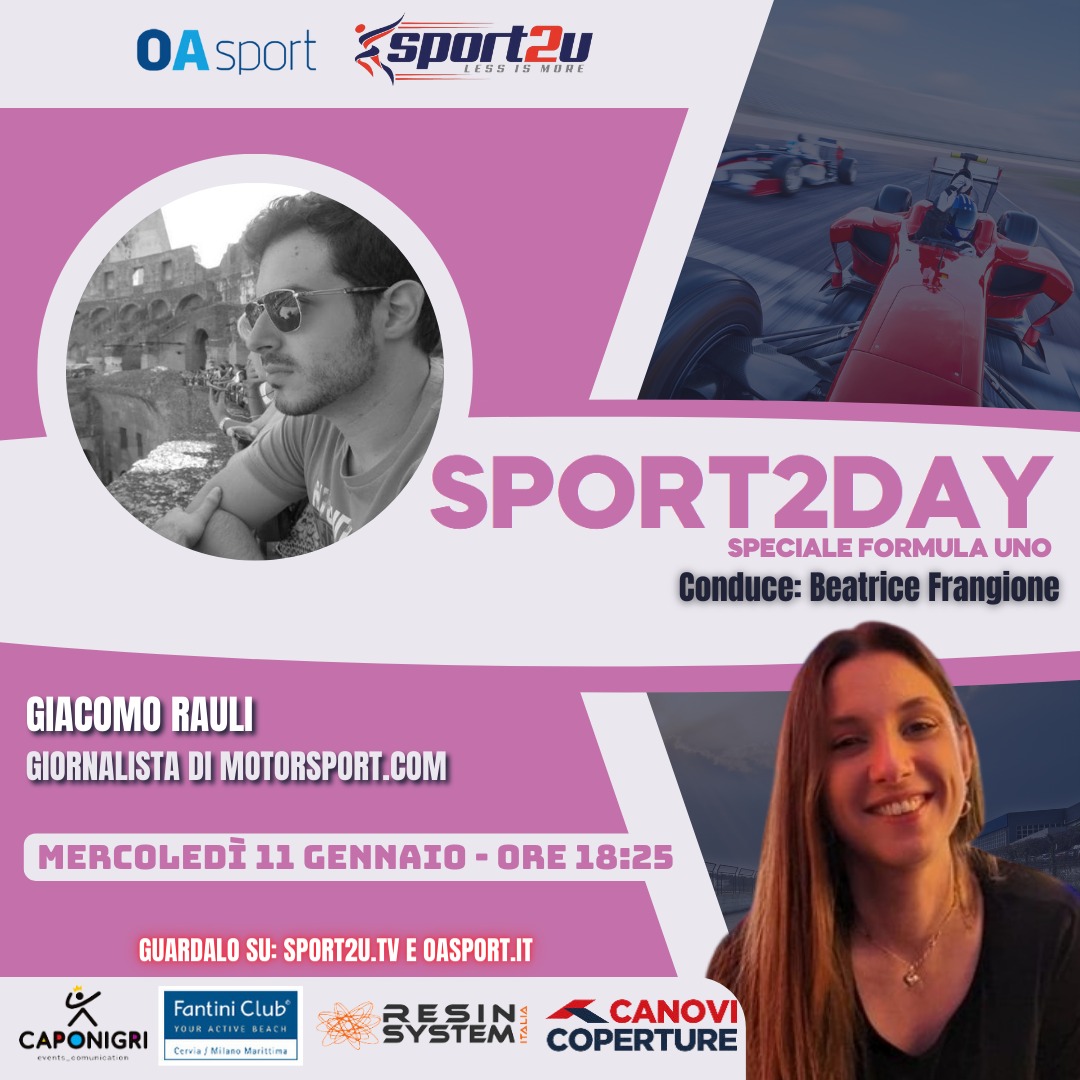 Sport2day Speciale Motori 2023 con Giacomo Rauli: Giornalista di Motorsport.com