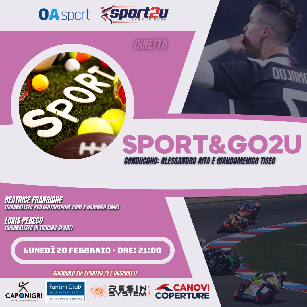 Sport&go2u con Beatrice Frangione e Loris Perego