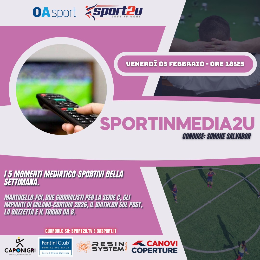 Sportinmedia2u – 19a Puntata 2022/23 I 5 momenti mediatico-sportivi della settimana