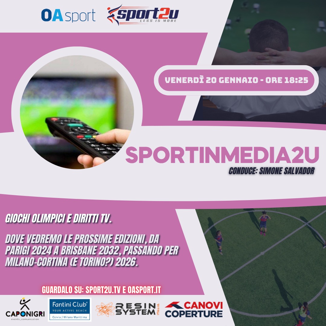 Sportinmedia2u – 17a Puntata 2022/23: Giochi Olimpici e Diritti TV. Dove vedremo le prossime edizioni