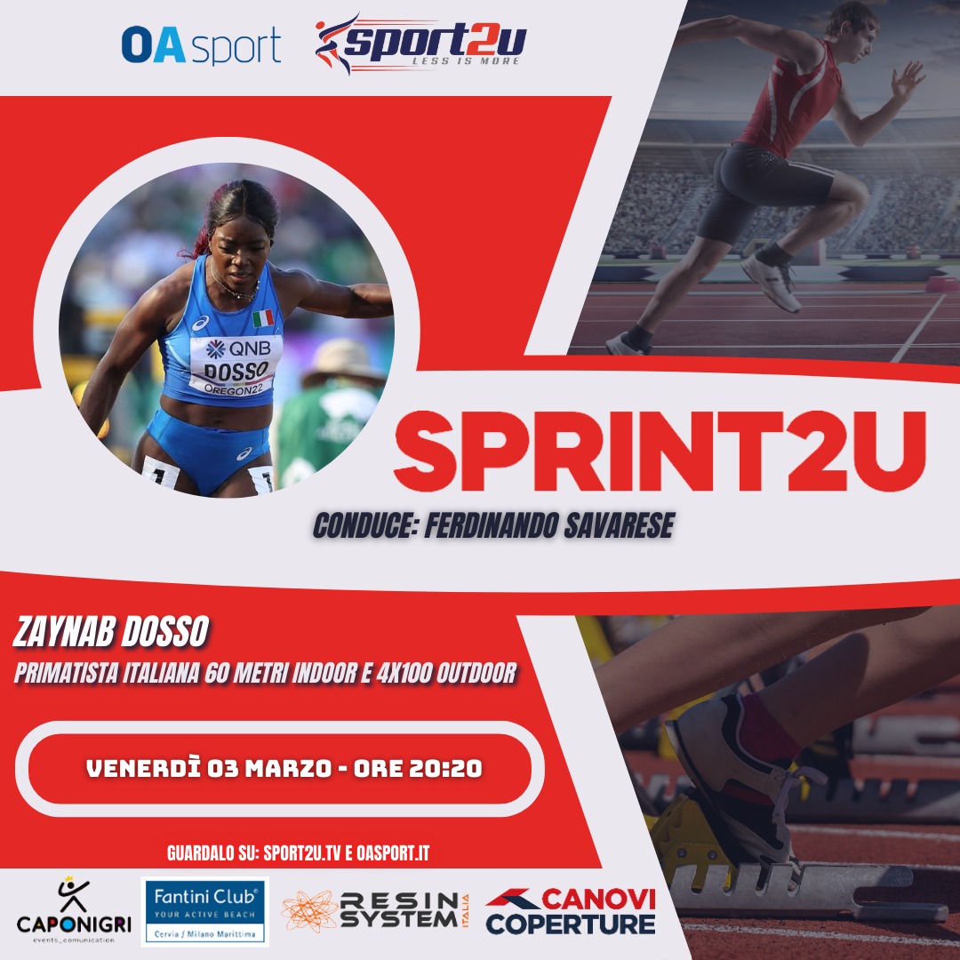Sprint2u con Zaynab Dosso: Primatista italiana 60 metri indoor e 4×100 outdoor
