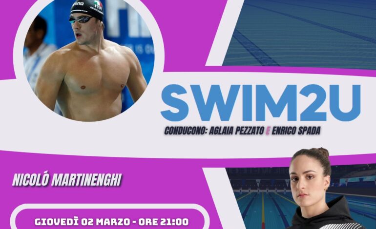 Swim2u con Nicoló Martinenghi