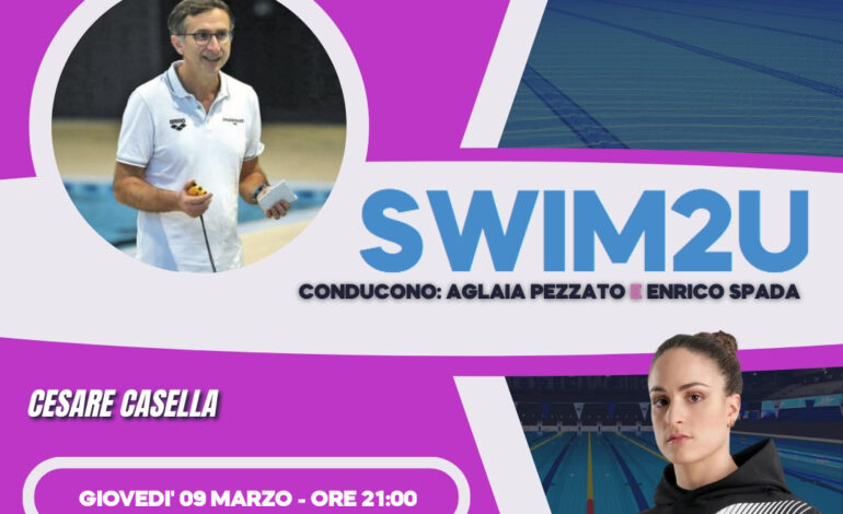 Swim2u con Cesare Casella: Allenatore di Arianna Castiglioni