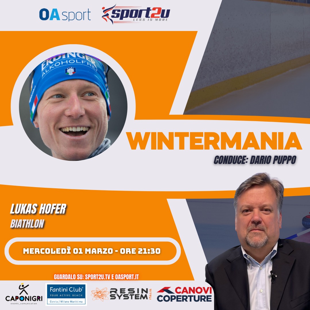 WinterMania con Lukas Hofer: biathlon