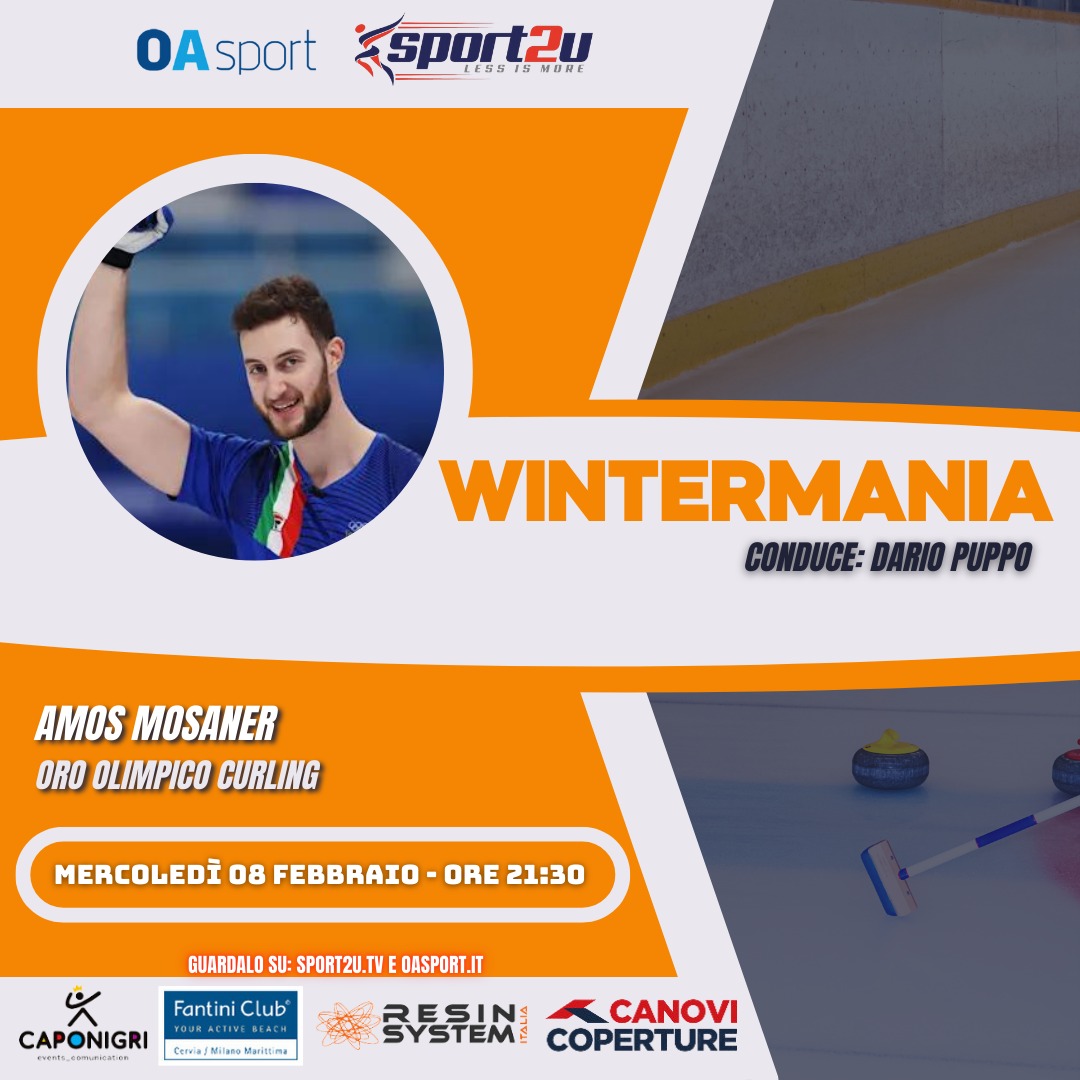 WinterMania con Amos Mosaner: Oro olimpico curling