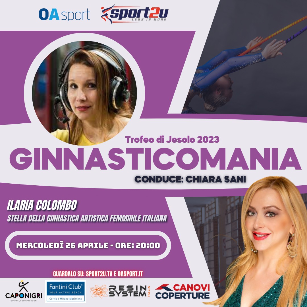 Ilaria Colombo (Stella della ginnastica artistica femminile italiana) a Ginnasticomania 26.04.23