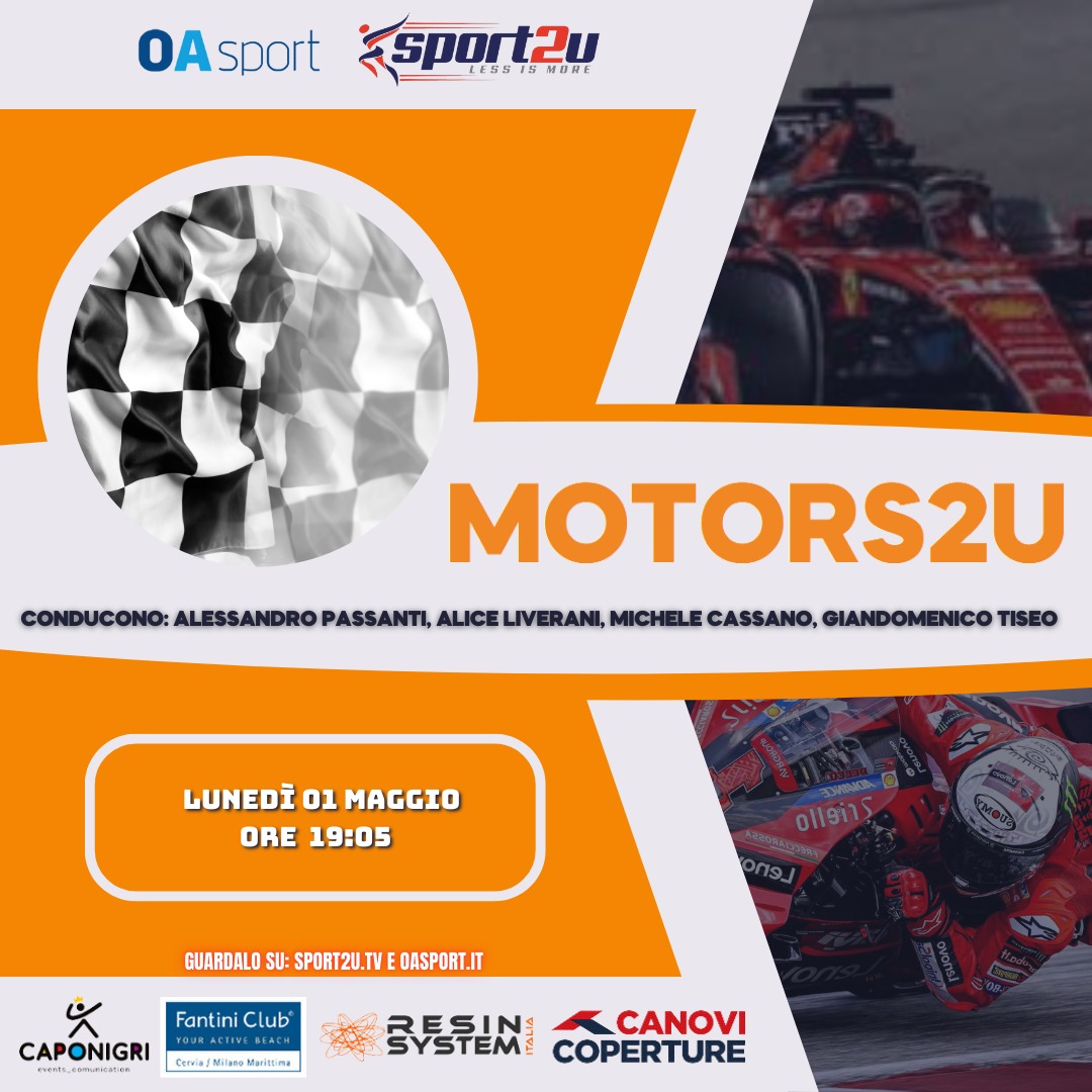 Alessandro Passanti, Alice Liverani, Michele Cassano, Giandomenico Tiseo a Motors2u 01.05.23