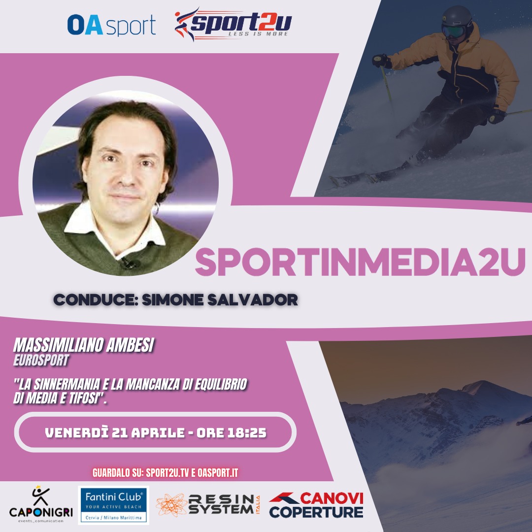Massimiliano Ambesi (Eurosport) a Sportinmedia2u – 30a Puntata 2022/23