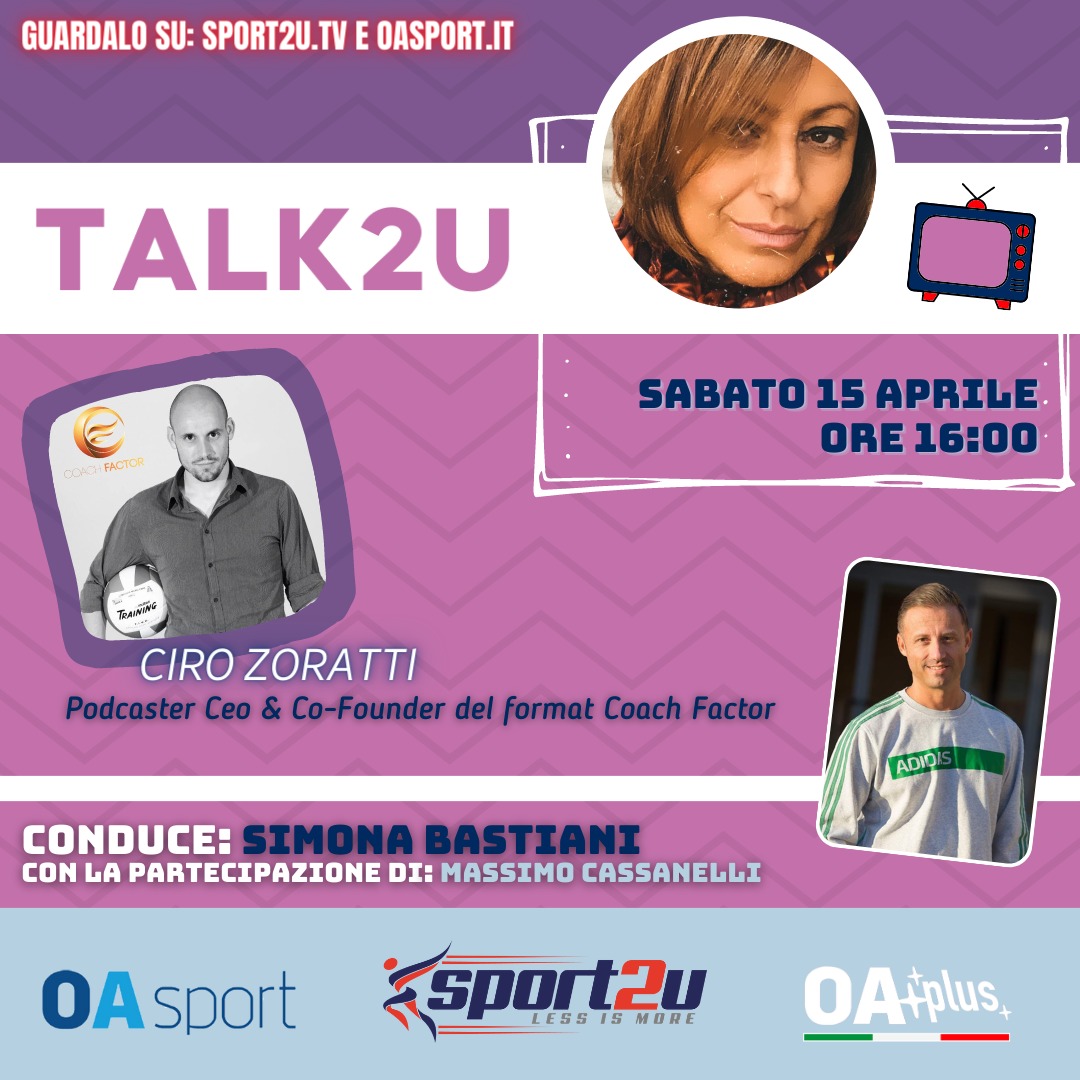 Ciro Zoratti Podcaster Ceo & Co-Founder del format Coach Factor a Talk2u