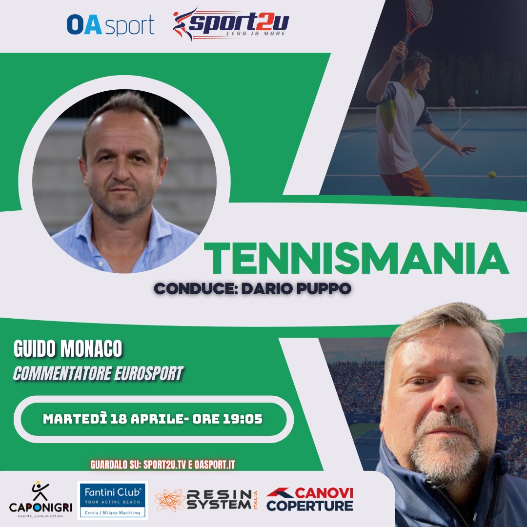 Guido Monaco (telecronista Eurosport) a TennisMania 18.03.23