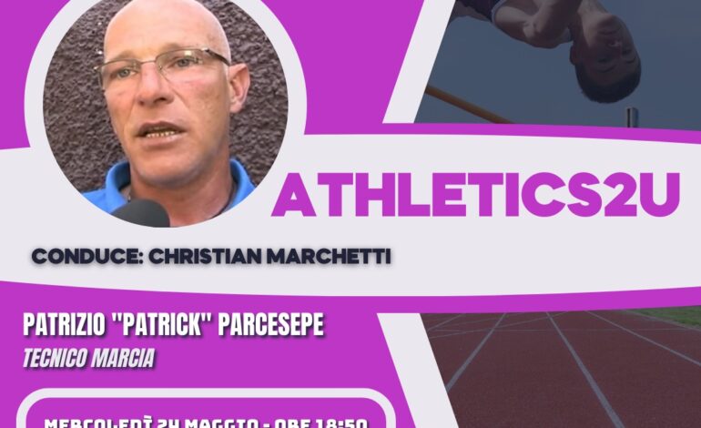 Patrizio “Patrick” Parcesepe, tecnico marcia ad Athletics2u
