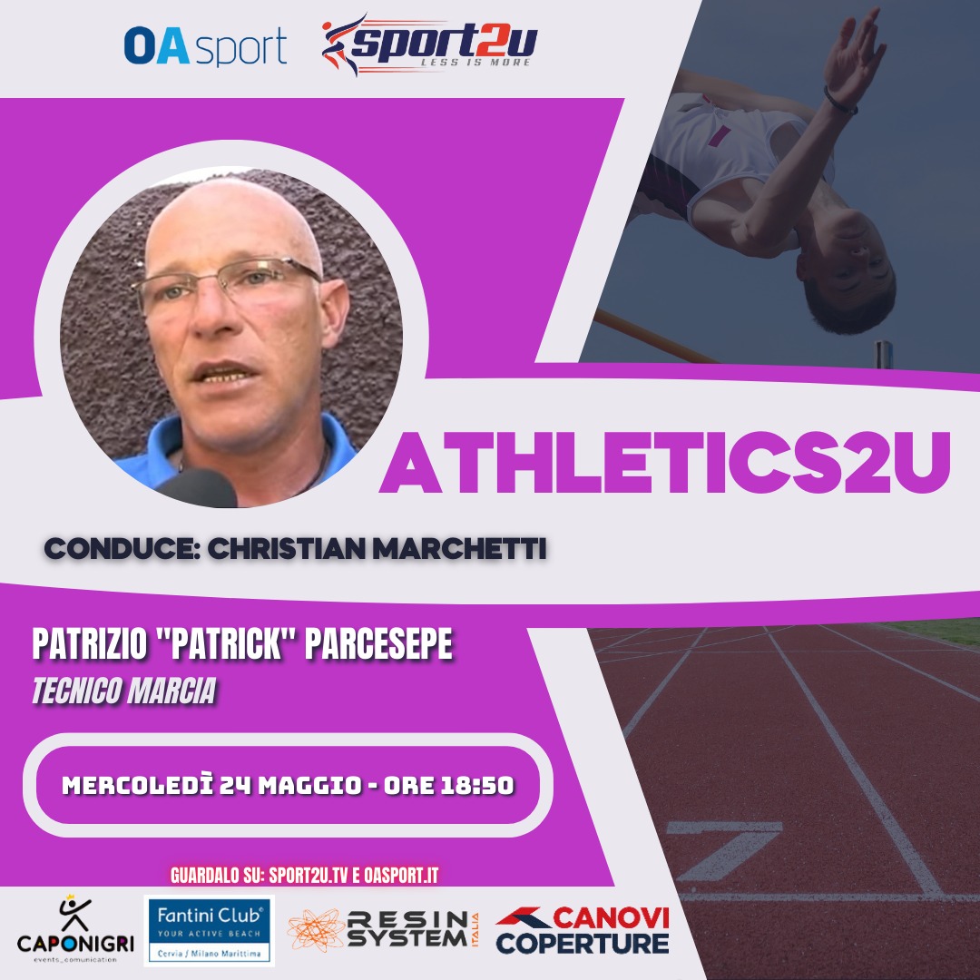 Patrizio “Patrick” Parcesepe, tecnico marcia ad Athletics2u