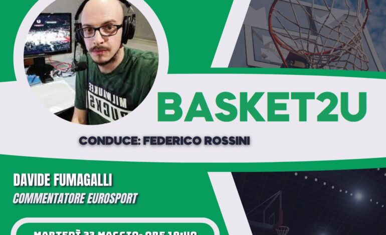 Davide Fumagalli (commentatore Eurosport) a Basket2u