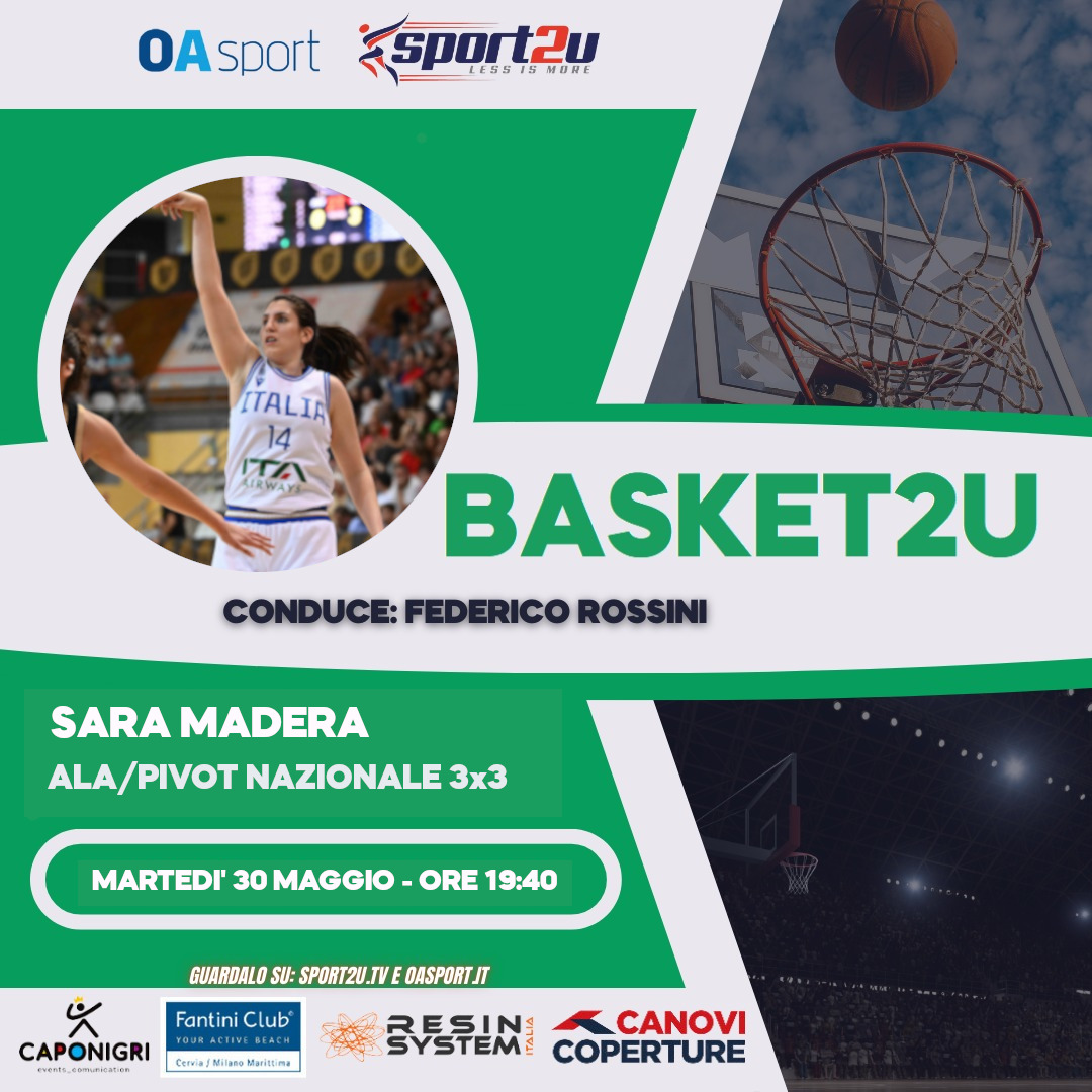 Sara Madera (ala/pivot Nazionale 3×3) a Basket2u