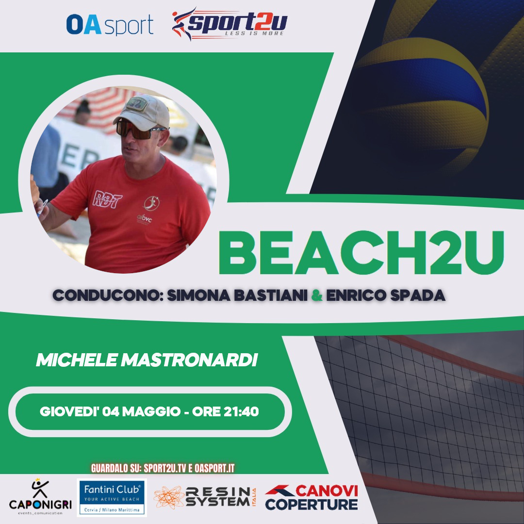 Michele Mastronardi, Romabeachtour coach a Beach2u