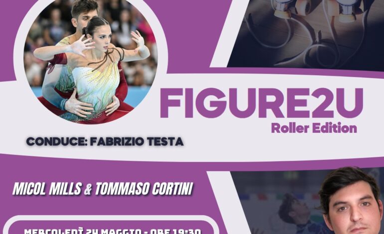 Micol Mills e Tommaso Cortini, medaglia di bronzo ai campionati mondiali 2022 a Figure2u Roller Edition 24.05.23