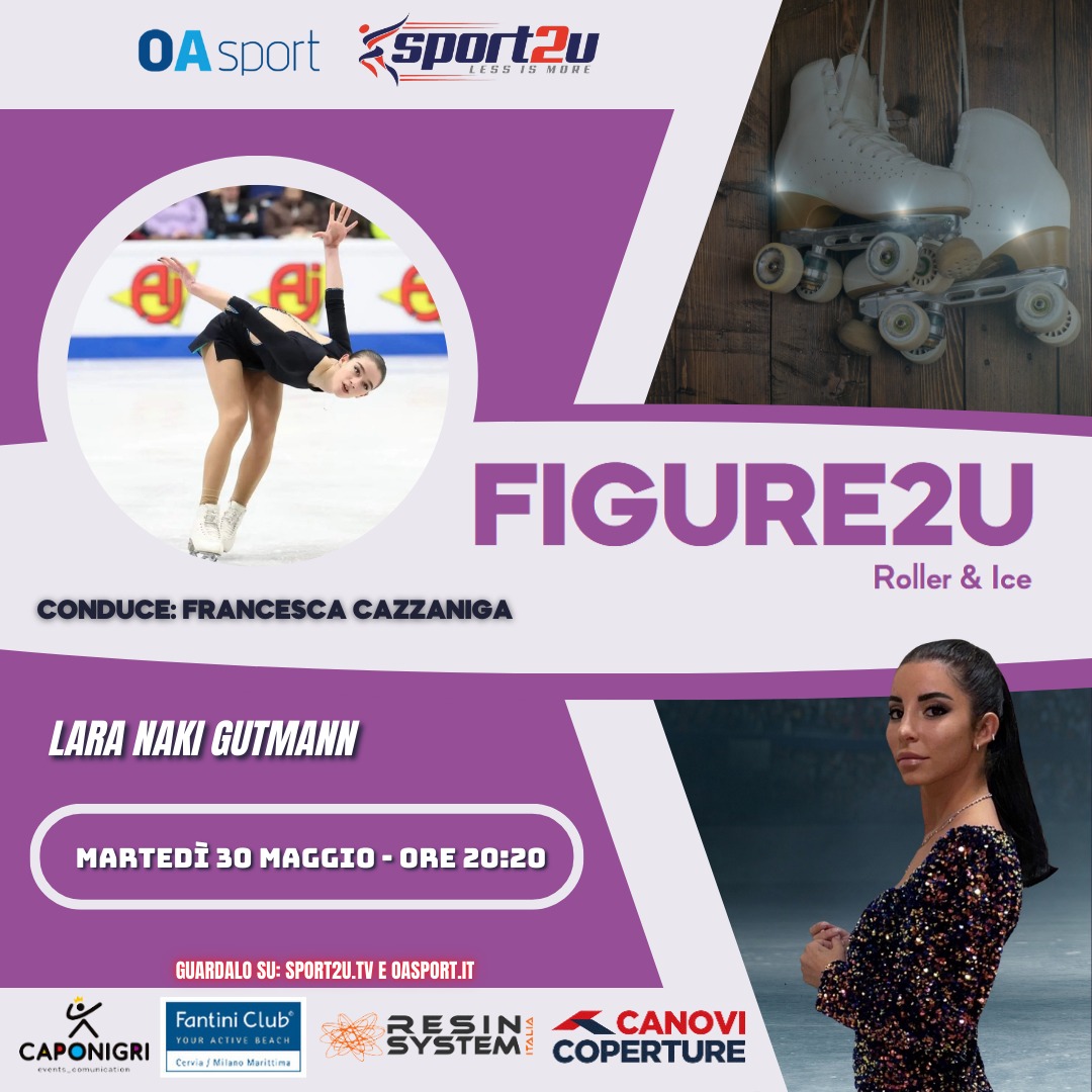 Lara Naki Gutmann, atleta del Gruppo Sportivo delle Fiamme Oro di Moena a Figure2u Ice Edition 30.05.23