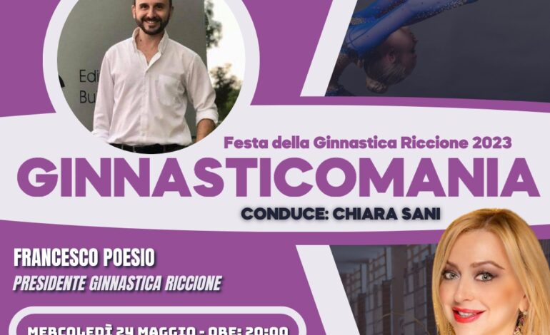 Francesco Poesio, Presidente Ginnastica Riccione a Ginnasticomania 24.05.23