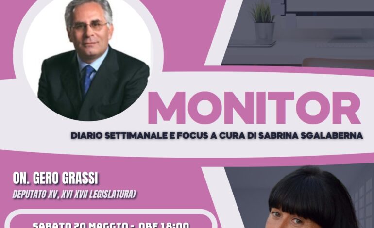 On. Gero Grassi (Deputato XV, XVI XVII Legislatura) a Monitor – Diario Settimanale e Focus: 19a Puntata 2023